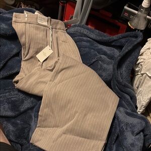 Abercrombie & Fitch Tan Dress Pants with Tailored Fit